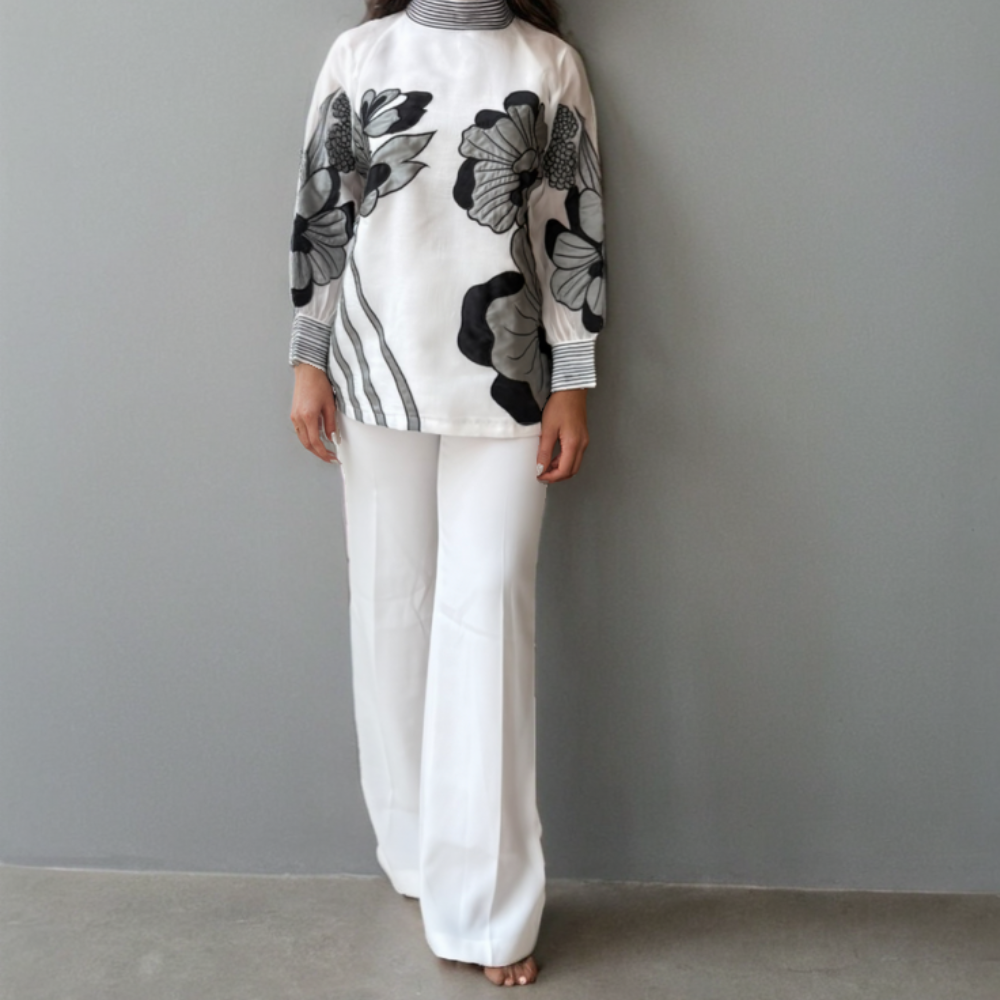 Organza Patchwork Shirt